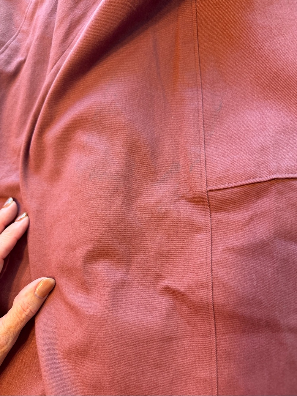 NWT Express Wide-Leg Cargo Chinos in Dusty Rose Size 6R MSRP $88 - Picture 10 of 10